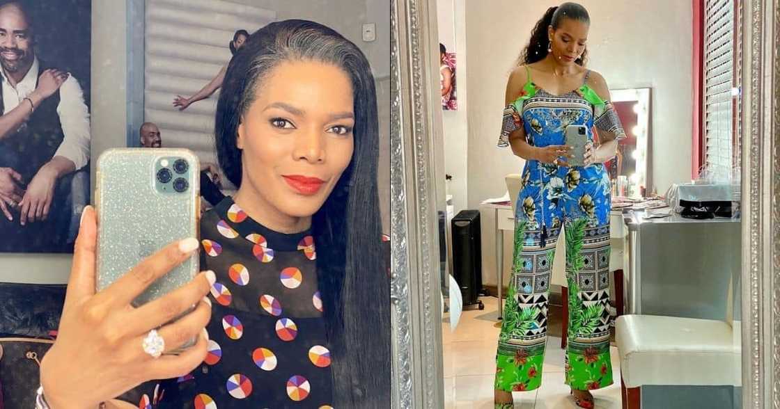 Connie Ferguson shows off killer legs in smoking hot gown Connie Ferguson shows off killer legs in smoking hot gown