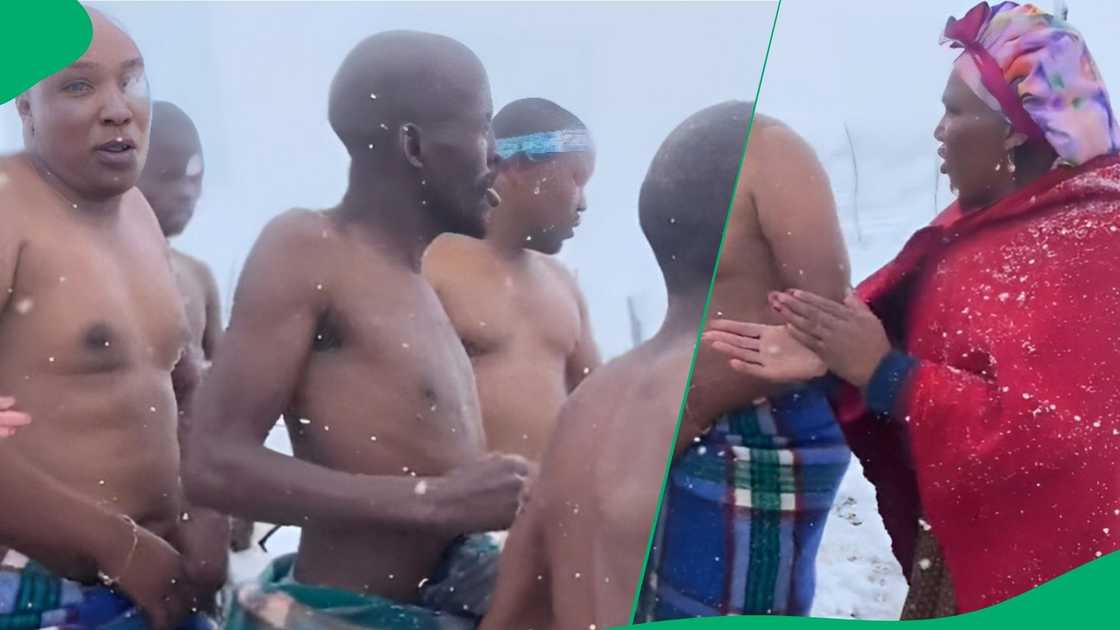 TikTok video shows family's uMngidi in snow TikTok video shows family's uMngidi in snow