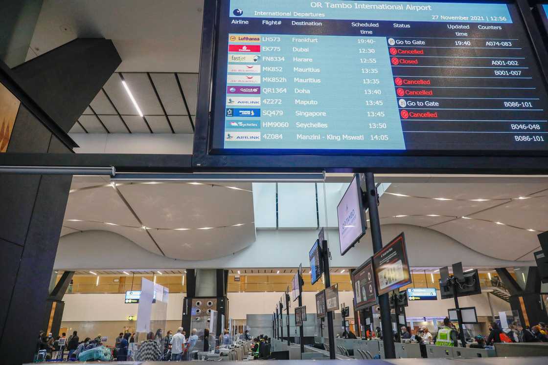OR Tambo International Airport in Johannesburg OR Tambo International Airport in Johannesburg