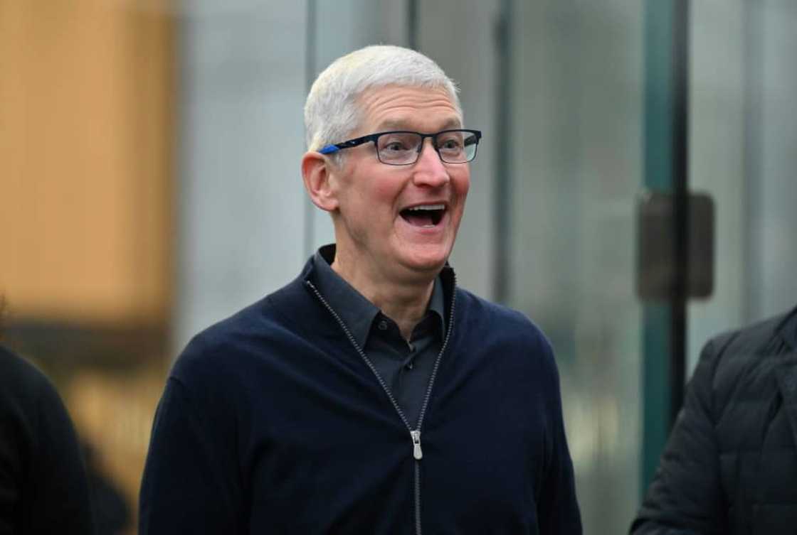 Tim Cook is in Shanghai for the opening of a new flagship store in the finance hub Tim Cook is in Shanghai for the opening of a new flagship store in the finance hub
