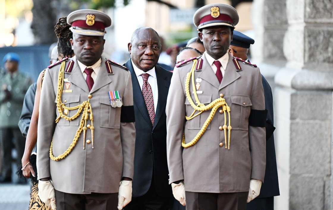 Cyril Ramaphosa said the government would create jobs Cyril Ramaphosa said the government would create jobs
