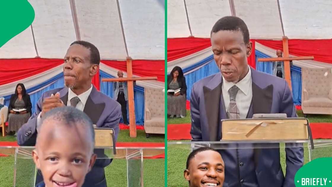 The screenshot on the right captured Mboro speaking on Mazwi after being found