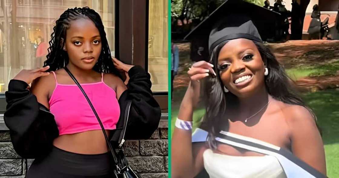 A young lady took to TikTok to showcase how she graduated in style. A young lady took to TikTok to showcase how she graduated in style.