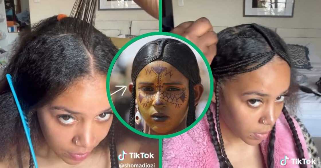 Sho Madjozi debuted cool hairstyle Sho Madjozi debuted cool hairstyle