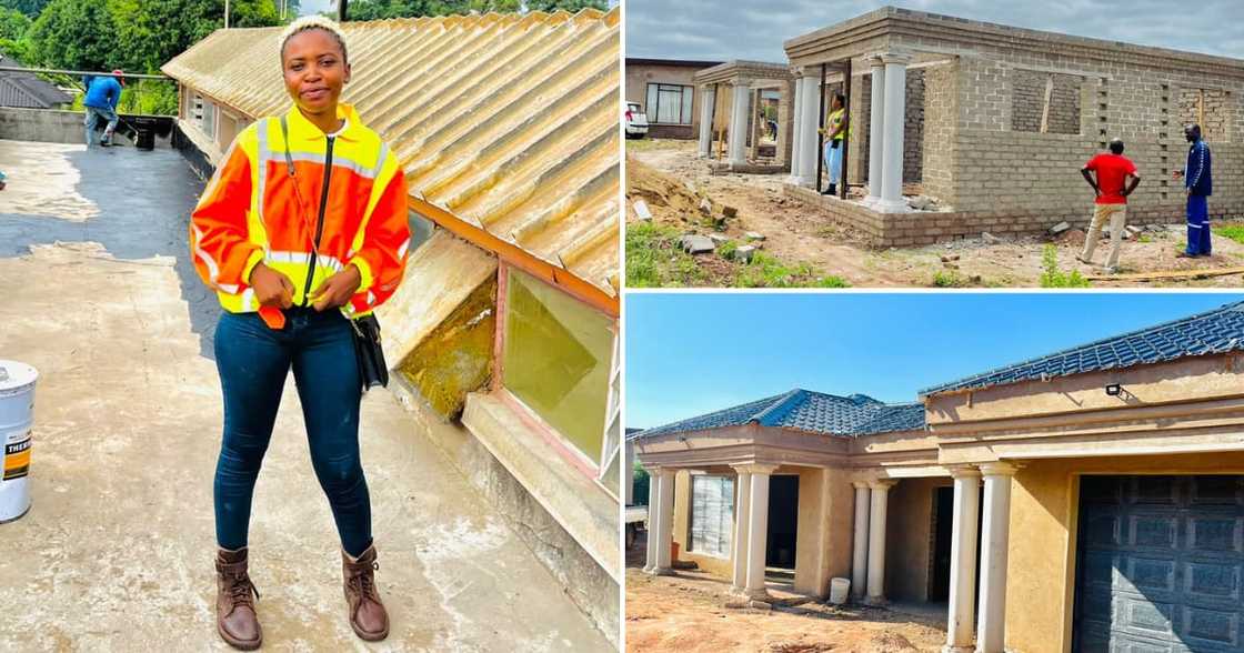 The Limpopo woman builds beautiful houses, pools, and more. The Limpopo woman builds beautiful houses, pools, and more.