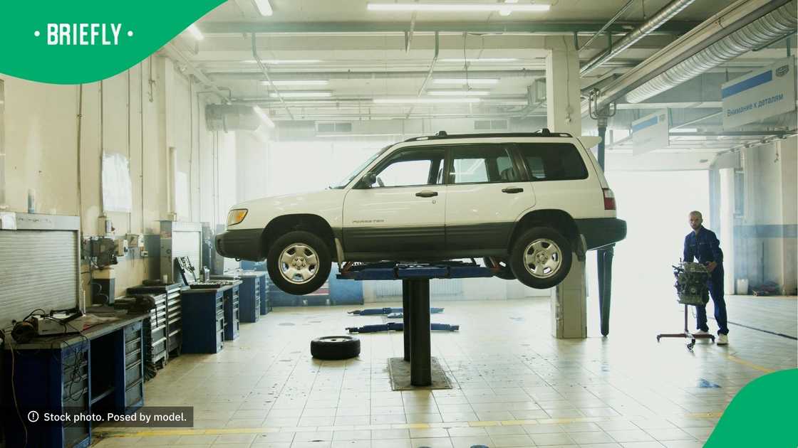 BMW approved repair shop damaged in hail storm BMW approved repair shop damaged in hail storm