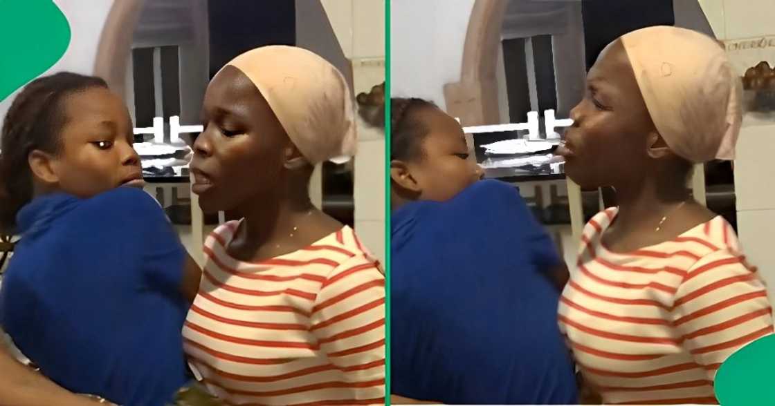 A mother tried to make peace between her daughters A mother tried to make peace between her daughters