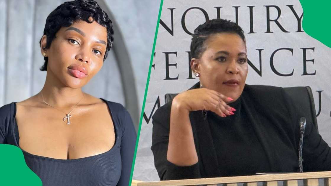 Tebogo Thobejane throws subtle shade at SAPS Brigadier with sultry photos