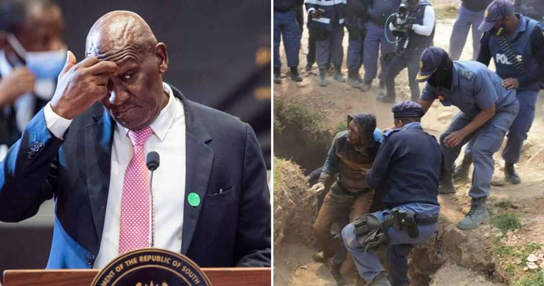 Police Minister Bheki Cele Police Minister Bheki Cele