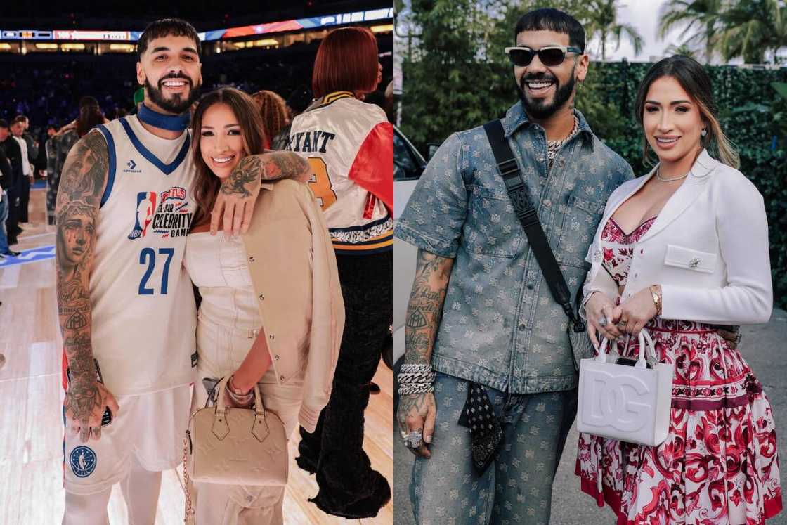 Anuel AA and his new girlfriend Laury Saavedra Anuel AA and his new girlfriend Laury Saavedra
