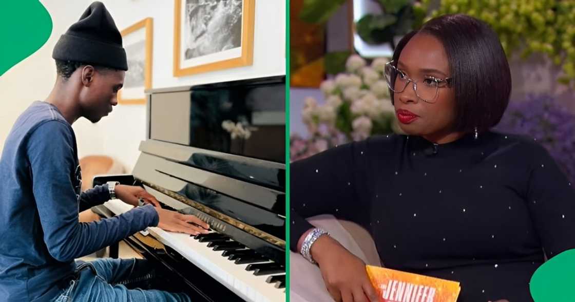 Zulu singer shows off studio session with Jennifer Hudson