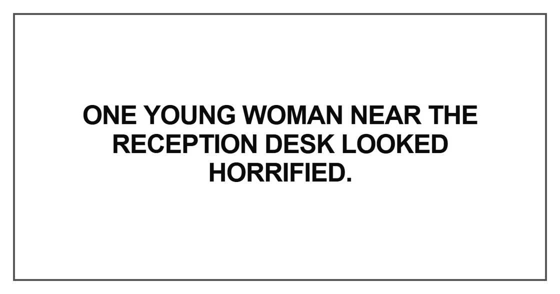 One young woman near
