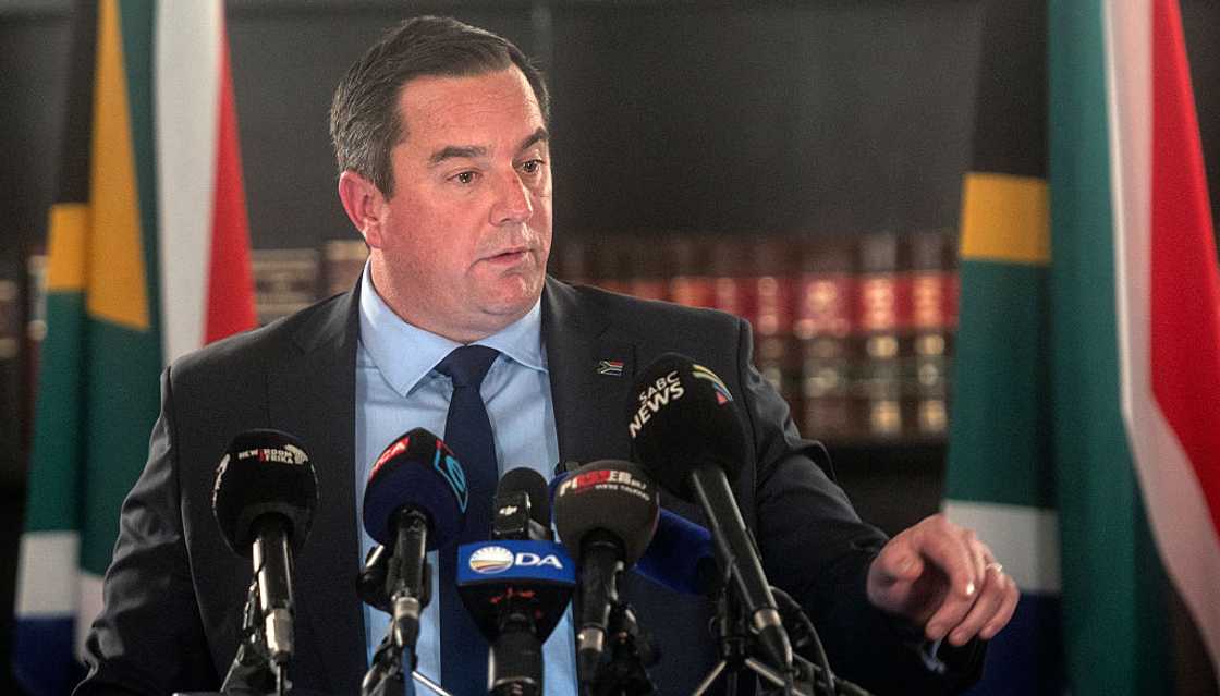 John Steenhuisen confirmed that the DA pulled out of the National Dialogue John Steenhuisen confirmed that the DA pulled out of the National Dialogue