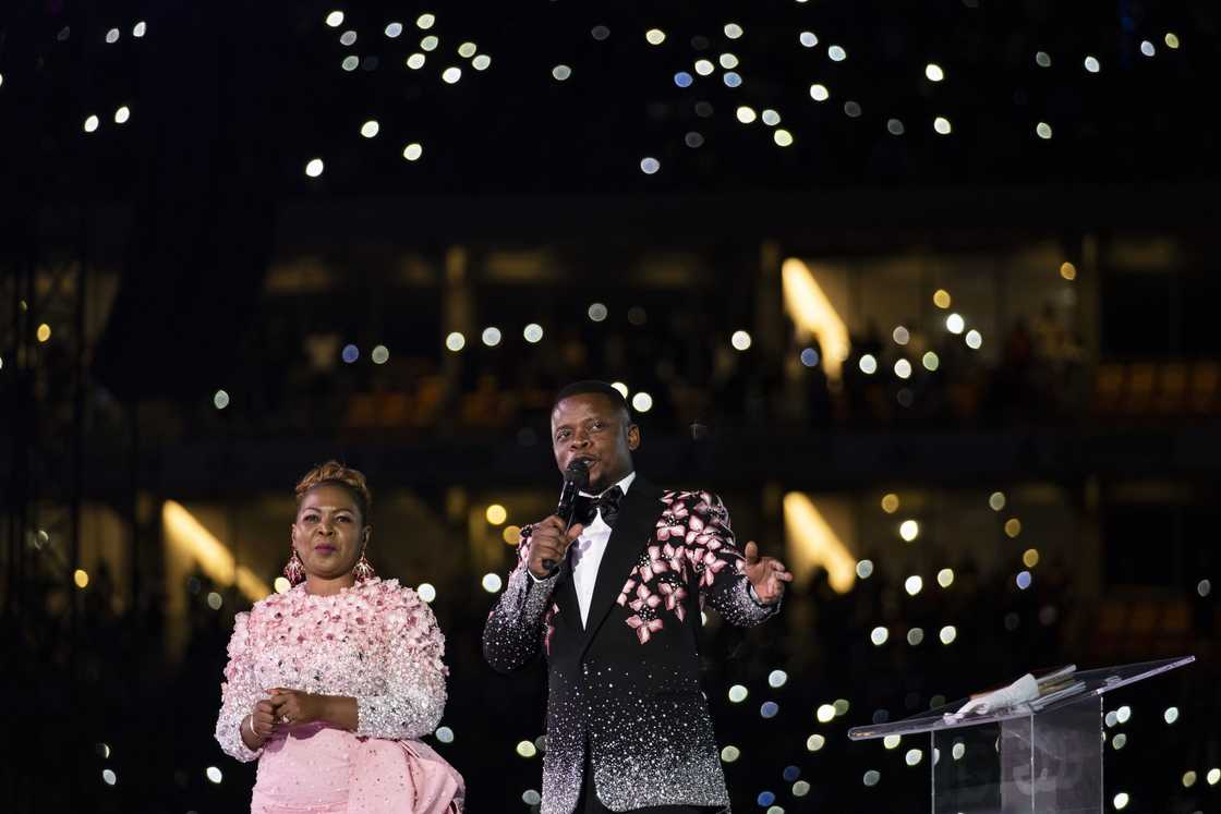 Pastor Bushiri and his wife Mary Pastor Bushiri and his wife Mary