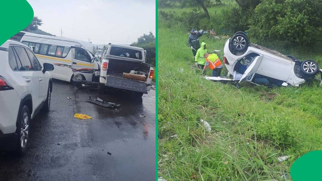 Three vehicles were involved in a tragic crash on the R103 near Ladysmith. Three vehicles were involved in a tragic crash on the R103 near Ladysmith.