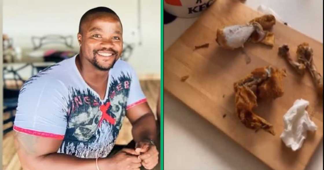 This man claims that he got a moving chicken wing in his meal from Mzansi’s beloved KFC