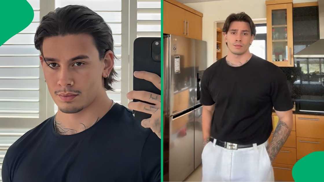 TikTok users were quite charmed by a gent after he shared a cute video of himself