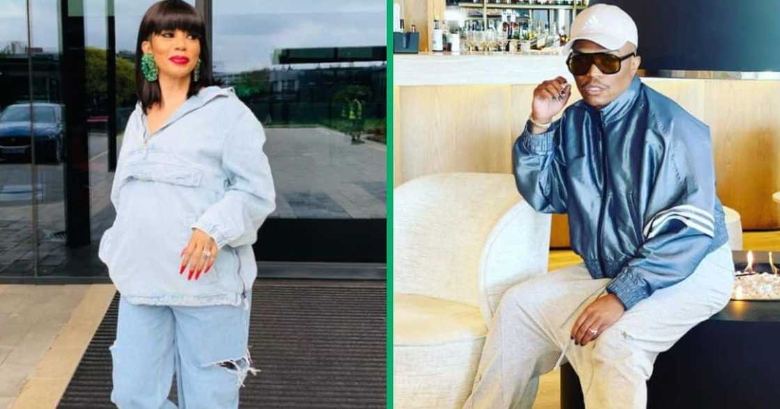 Pregnant Kelly Khumalo has the support of her best friend Somizi Mhlongo.