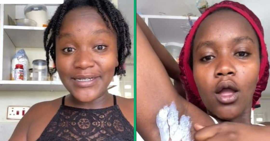 TikTok video shows woman waxing herself TikTok video shows woman waxing herself