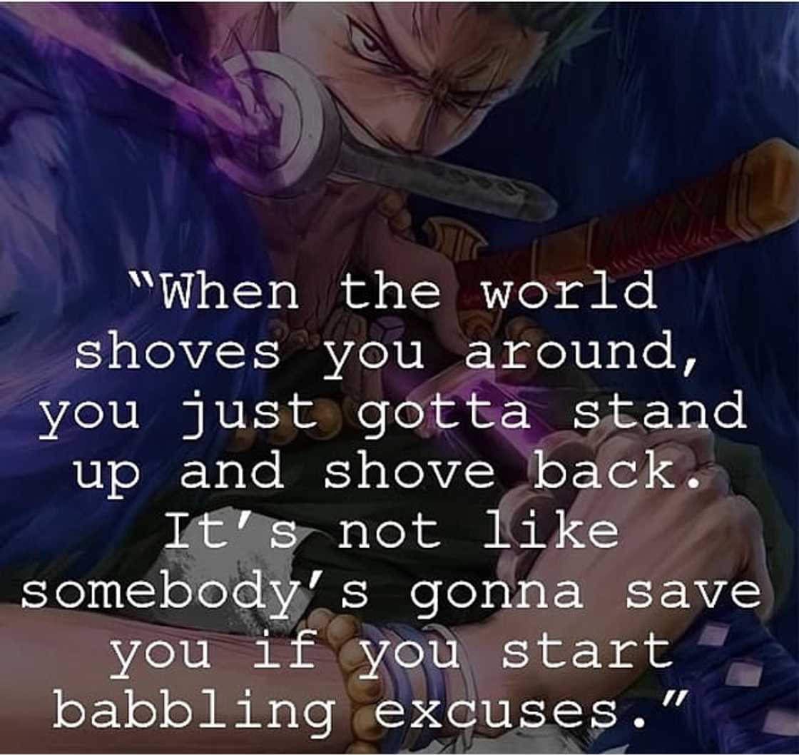 Inspirational quotes from anime