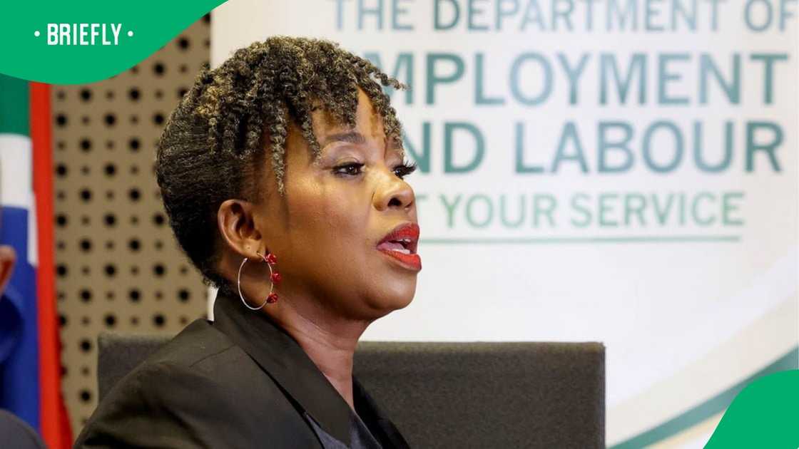 Nomakhosazana Meth, the Minister of Employment and Labour Nomakhosazana Meth, the Minister of Employment and Labour