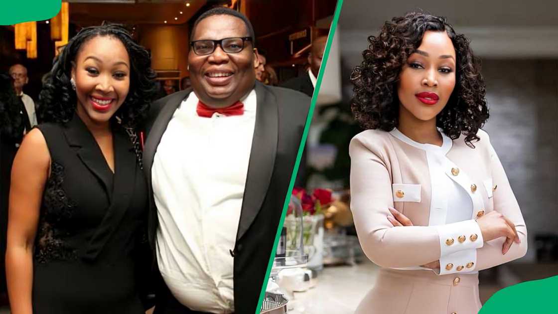 Lenamile Isaac Mophatlane with his wife, Mpumi Mophatlane Lenamile Isaac Mophatlane with his wife, Mpumi Mophatlane