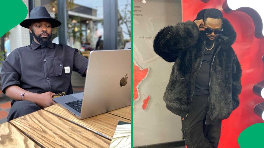 Bongani Fassie fights with security. Bongani Fassie fights with security.