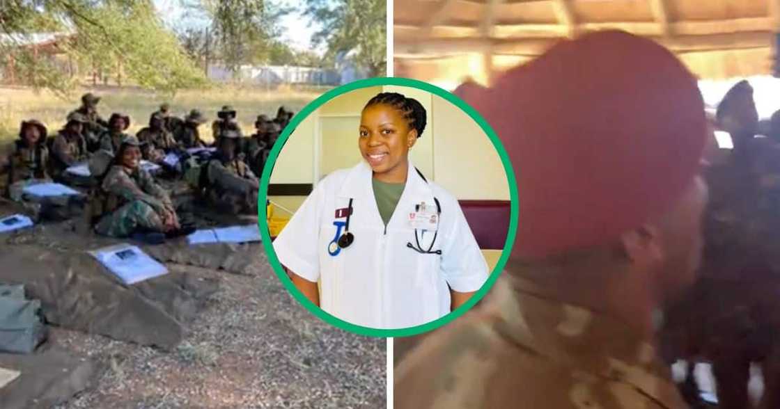 A young woman shares her experience of studying military camp. A young woman shares her experience of studying military camp.