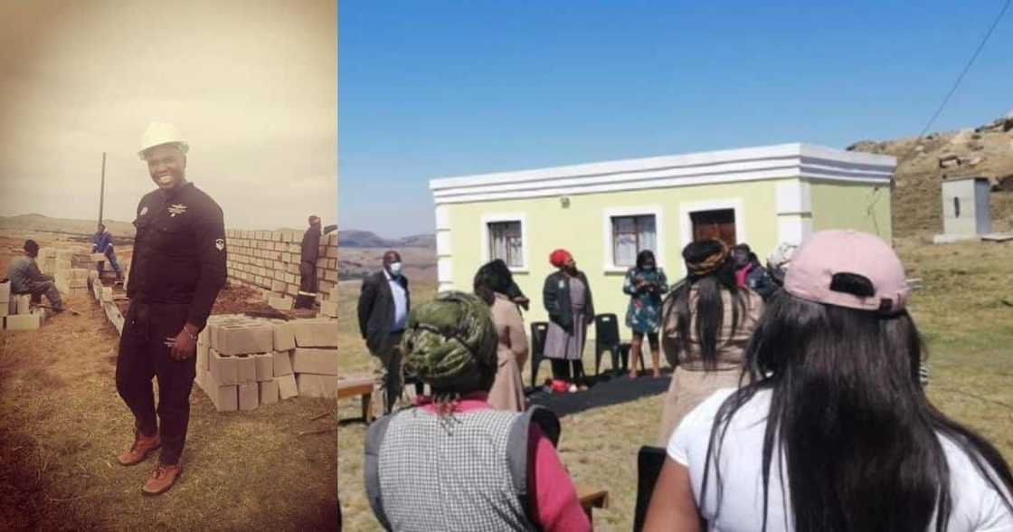 Community builds house for family Export Community builds house for family Export