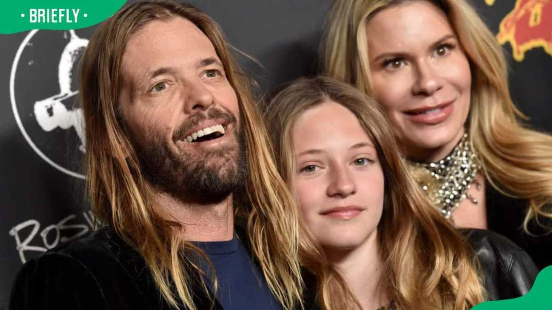 Taylor Hawkins, Annabelle Hawkins and Alison Hawkins (L-R) attending the Los Angeles Premiere of Studio 666