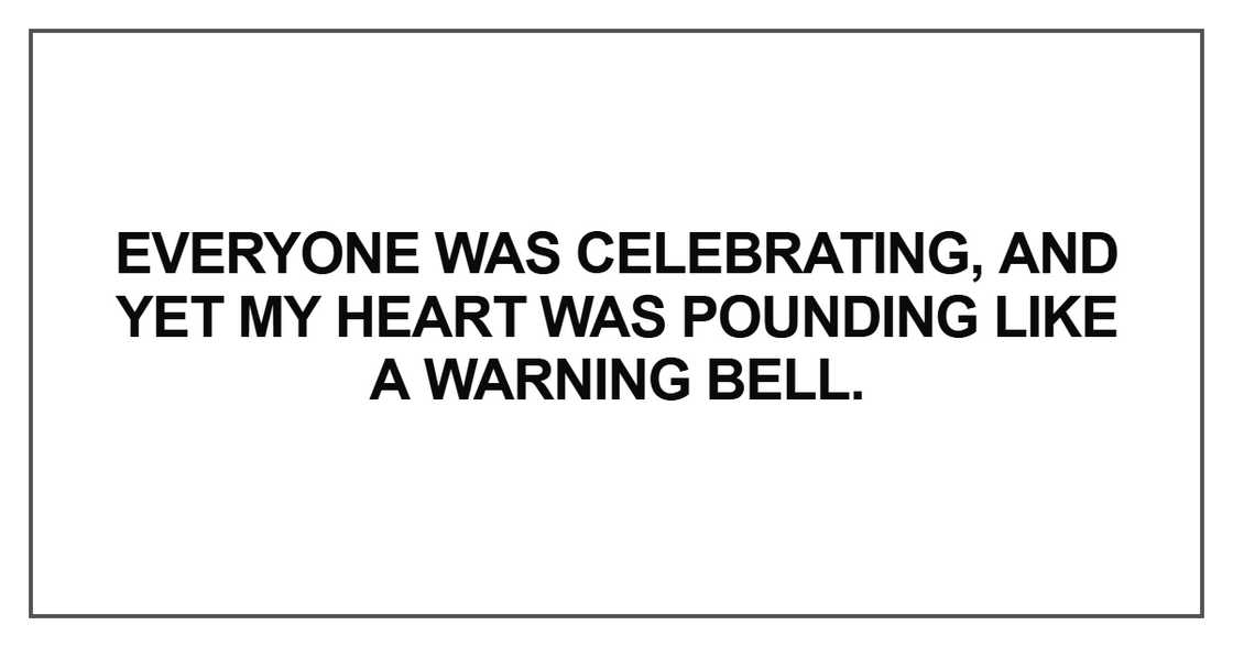 Everyone was celebrating