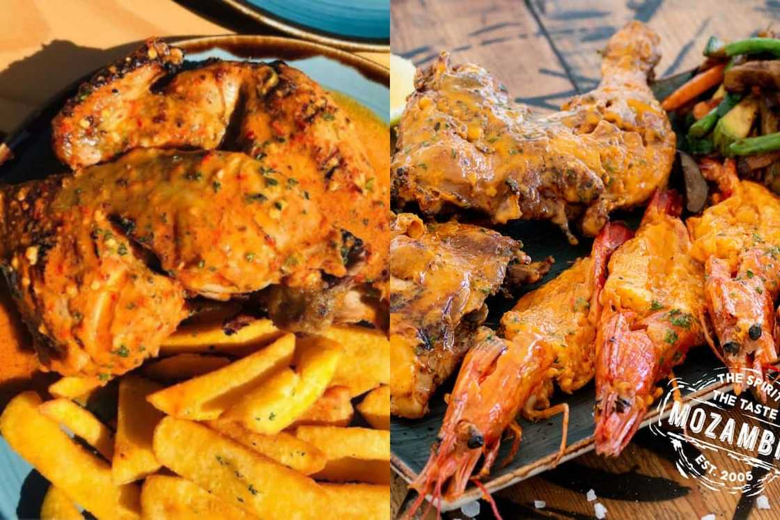 Chicken and prawns Chicken and prawns