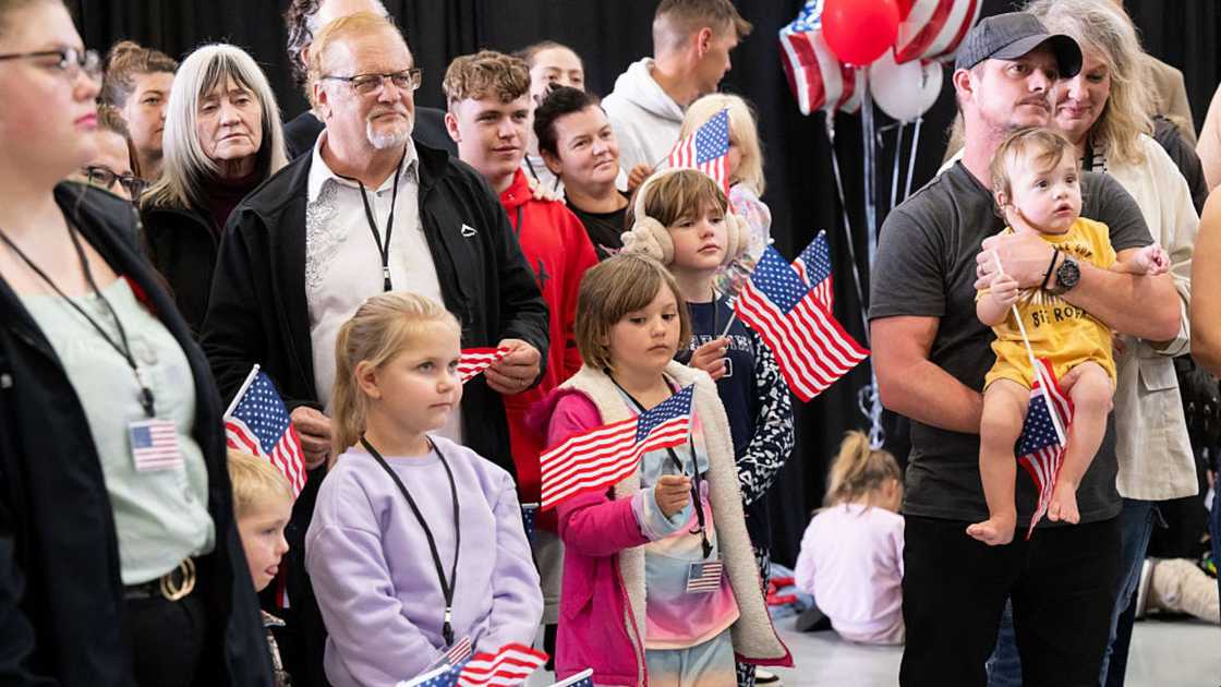 Afrikaners arrived in USA as refugees Afrikaners arrived in USA as refugees