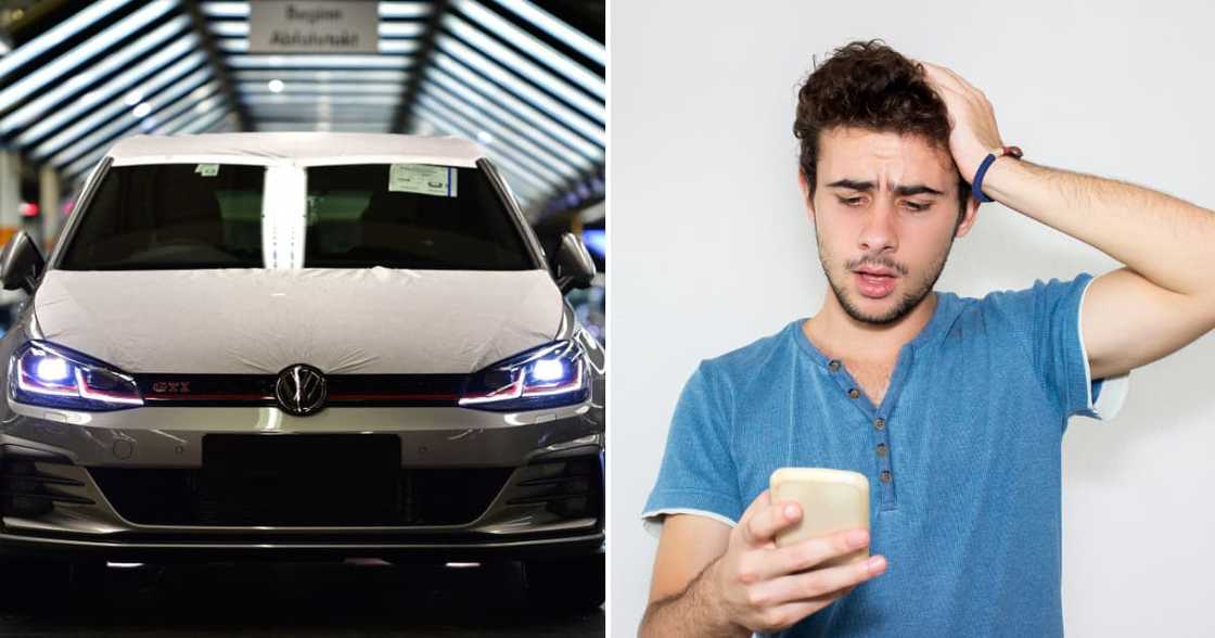 A criminal was caught on camera stealing some VW GTI headlights. A criminal was caught on camera stealing some VW GTI headlights.