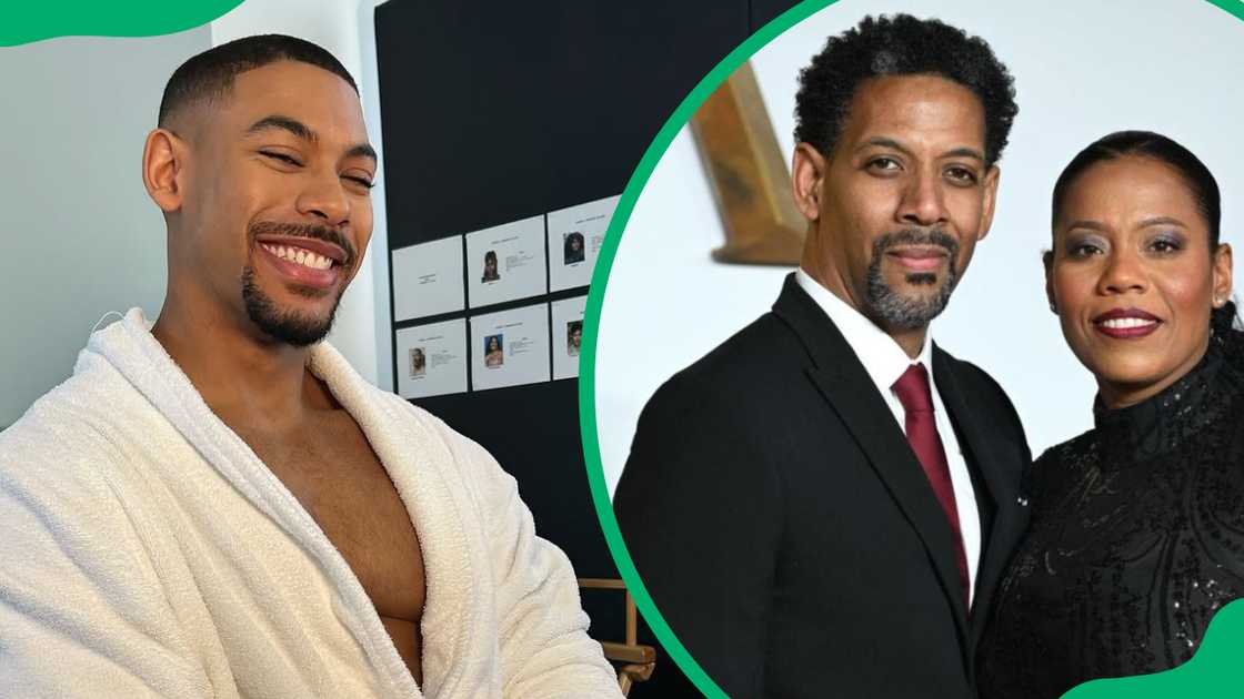 Aaron Pierre's parents are Sean Pierre and Lesley Eaton