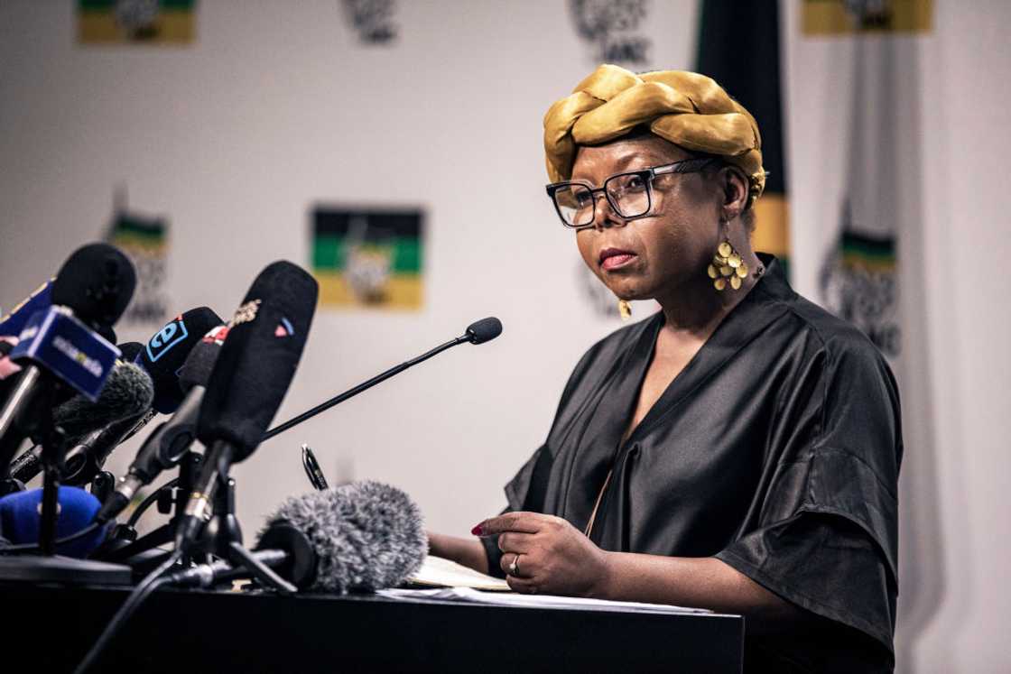 The ANC spokesperson Mahlengu Bhengu-Motsiri stood firm on the signing of the Expropriation Bill The ANC spokesperson Mahlengu Bhengu-Motsiri stood firm on the signing of the Expropriation Bill