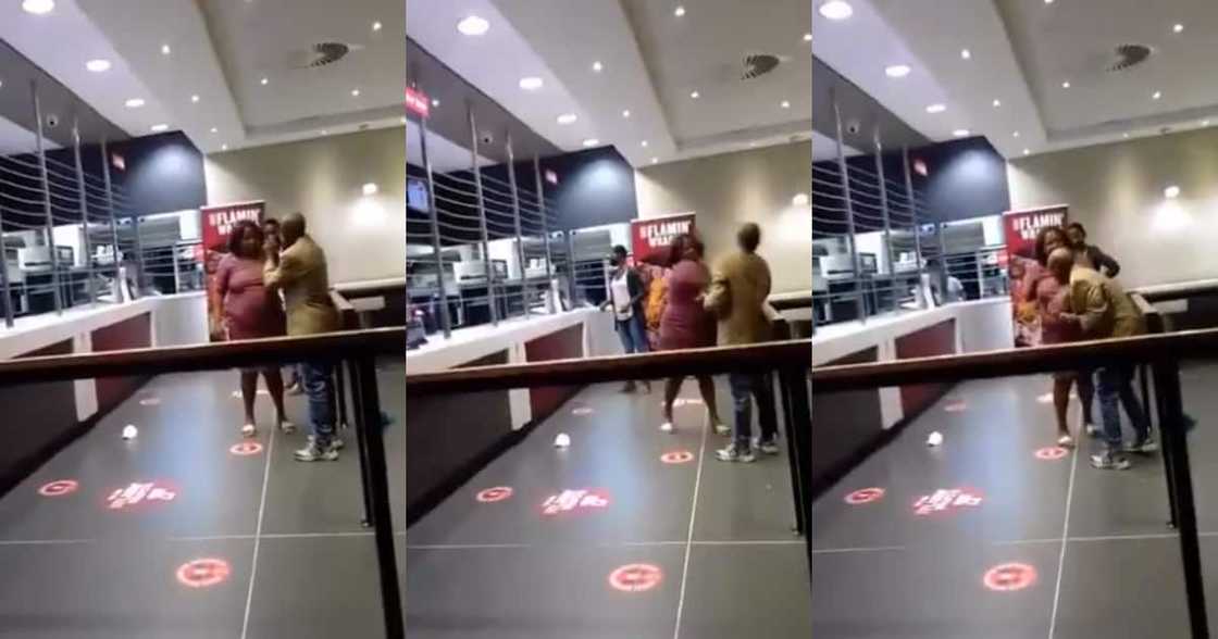 SA Reacts Angrily to Clip of Lady Slapping Man in Fast Food Restaurant SA Reacts Angrily to Clip of Lady Slapping Man in Fast Food Restaurant