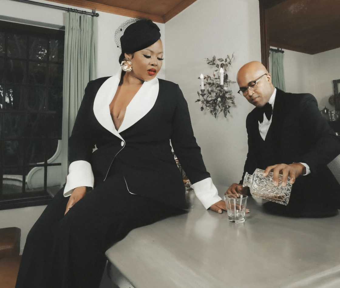 Anele Mdoda and her husband went on vacation