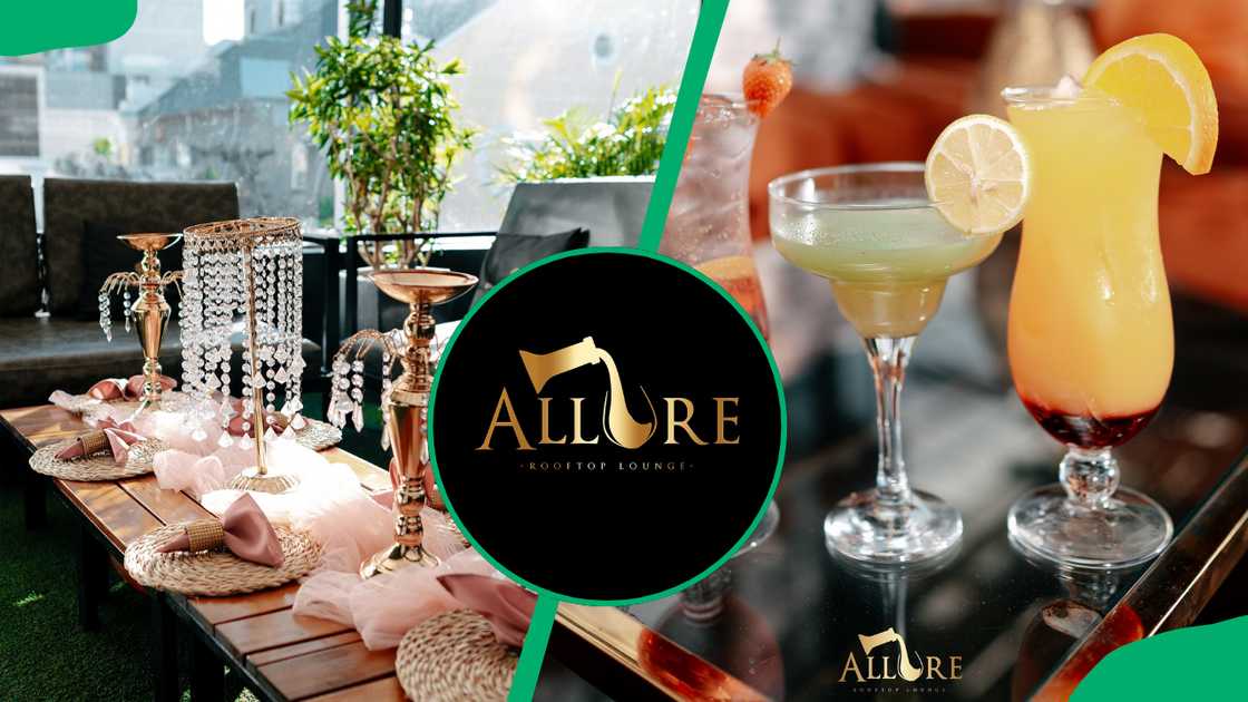Allure Rooftop Lounge menu