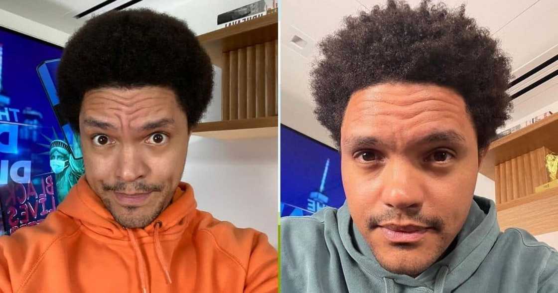 Trevor Noah, grew and embraced, Afro, ‘The Daily Show’, audience Trevor Noah, grew and embraced, Afro, ‘The Daily Show’, audience