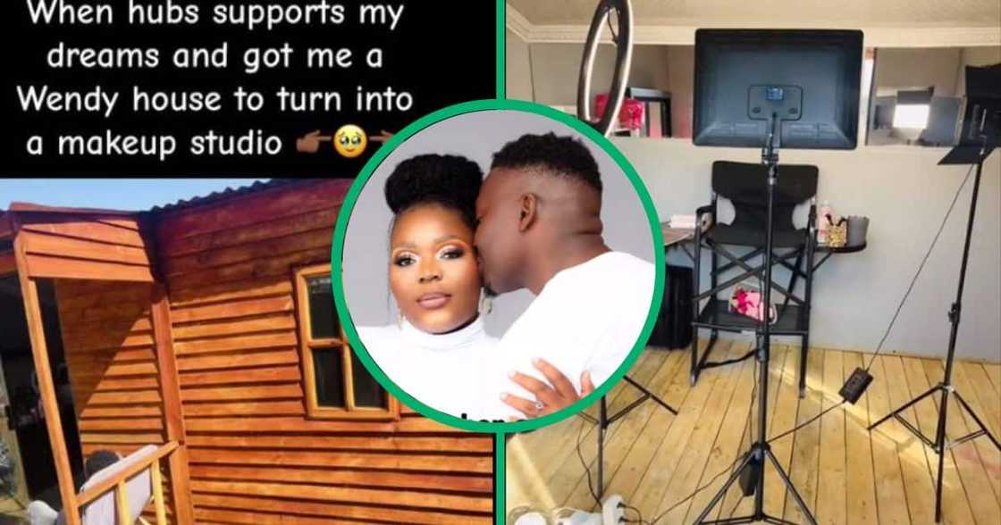man buys wife wendy house and converts it into a makeup studio man buys wife wendy house and converts it into a makeup studio