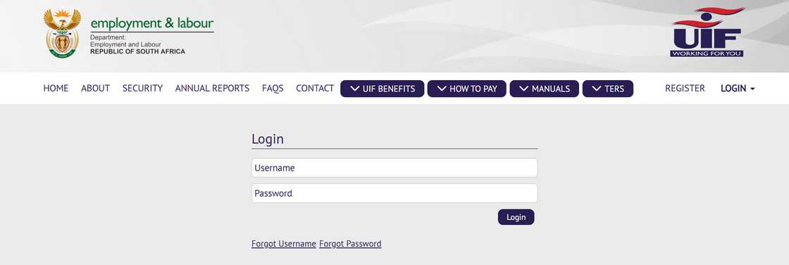 UIF log in portal UIF log in portal