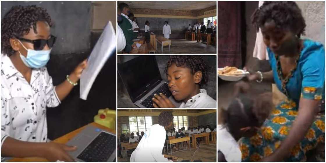 Blind teacher, English,blind daughter, speaks on experience with students, touching video Blind teacher, English,blind daughter, speaks on experience with students, touching video