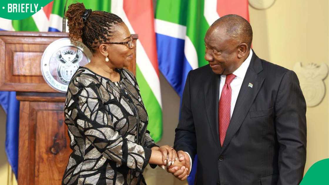 President Cyril Ramaphosa appointed Dina Pule as the new Minister of Social Development