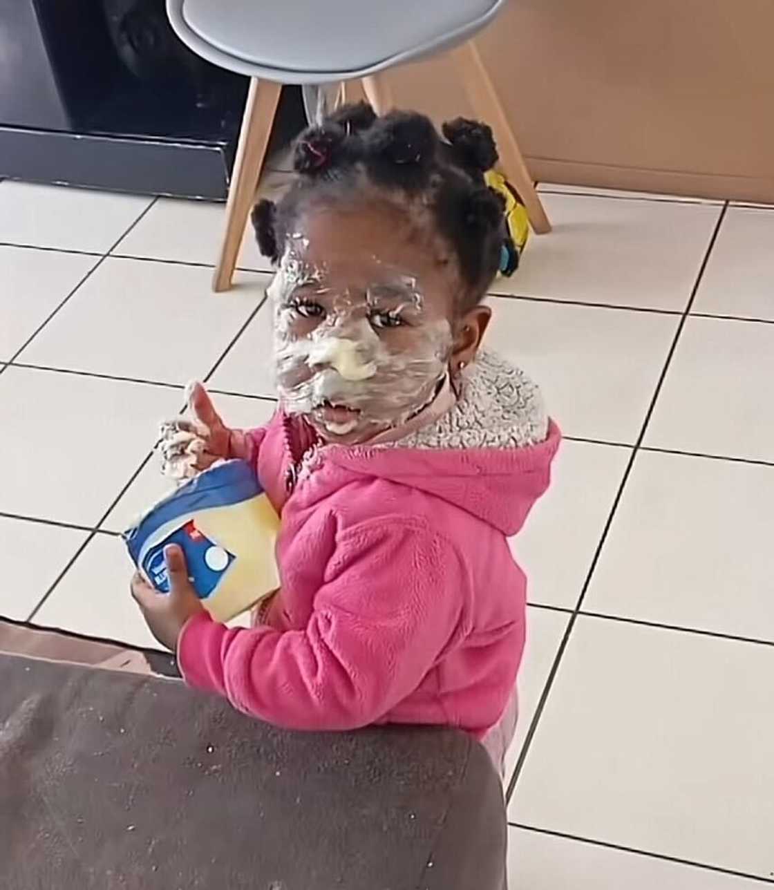 A little girl's playful Vaseline tricks brought laughter to South Africans on social media.