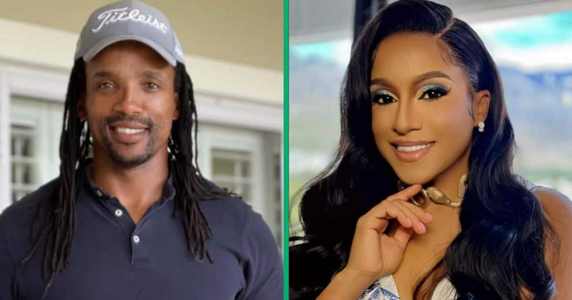 Kgomotso Ndungane celebrated her anniversary with Odwa. Kgomotso Ndungane celebrated her anniversary with Odwa.