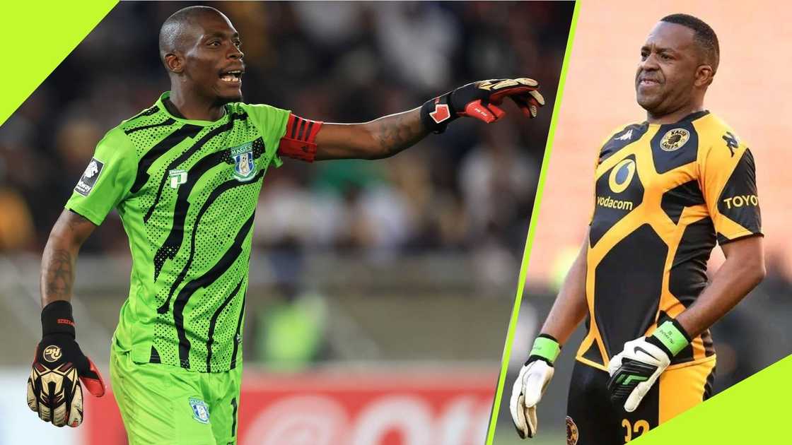 Elvis Chipezeze has an admirer in Itumeleng Khune.