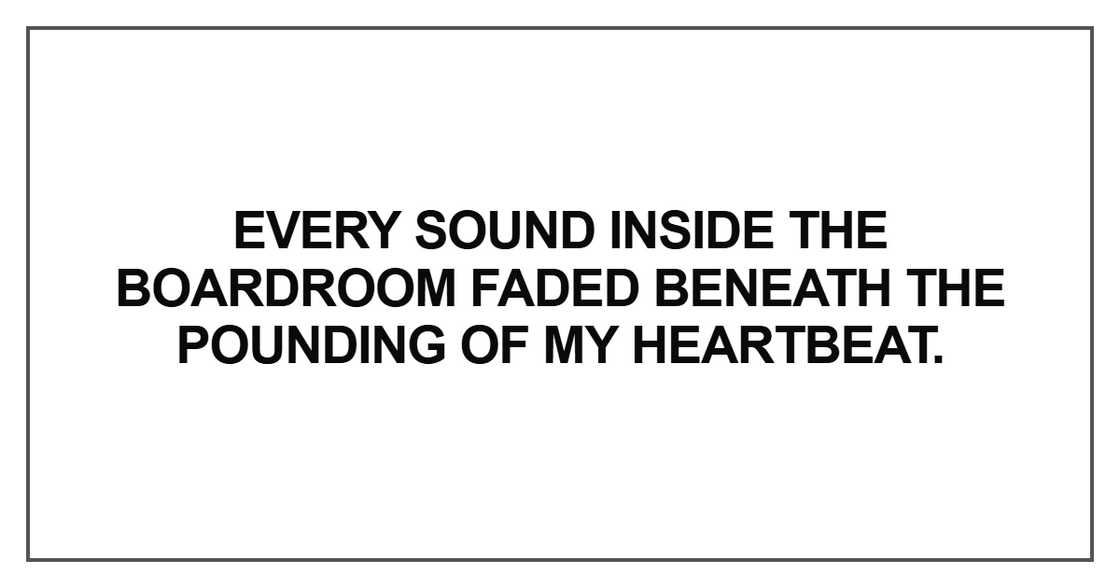 Every sound inside the boardroom Every sound inside the boardroom