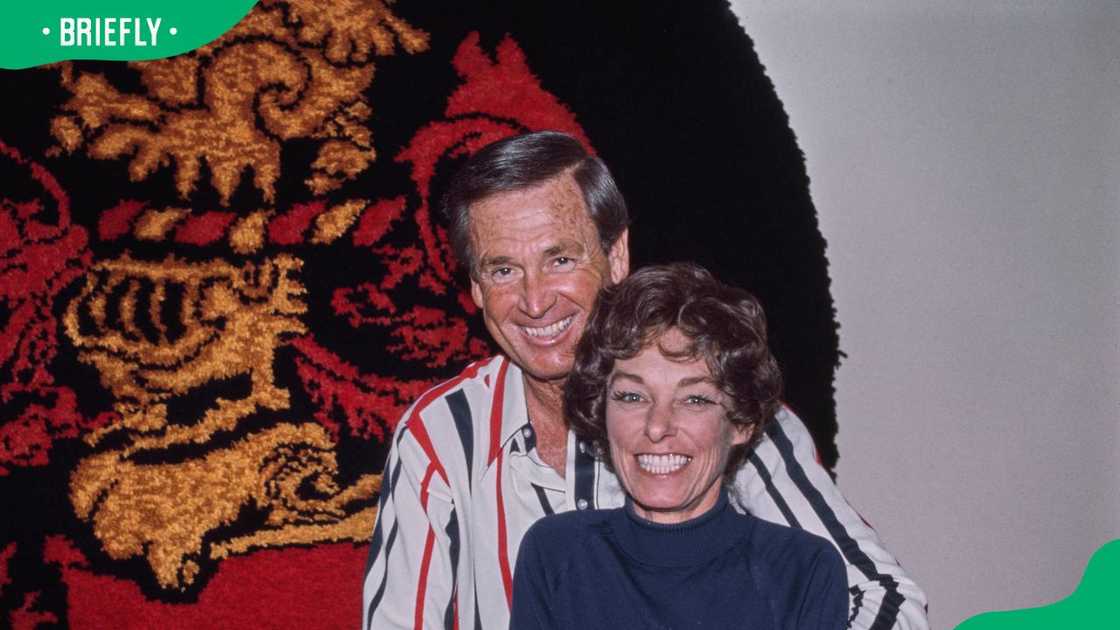 Bob Barker and his wife Dorothy pose