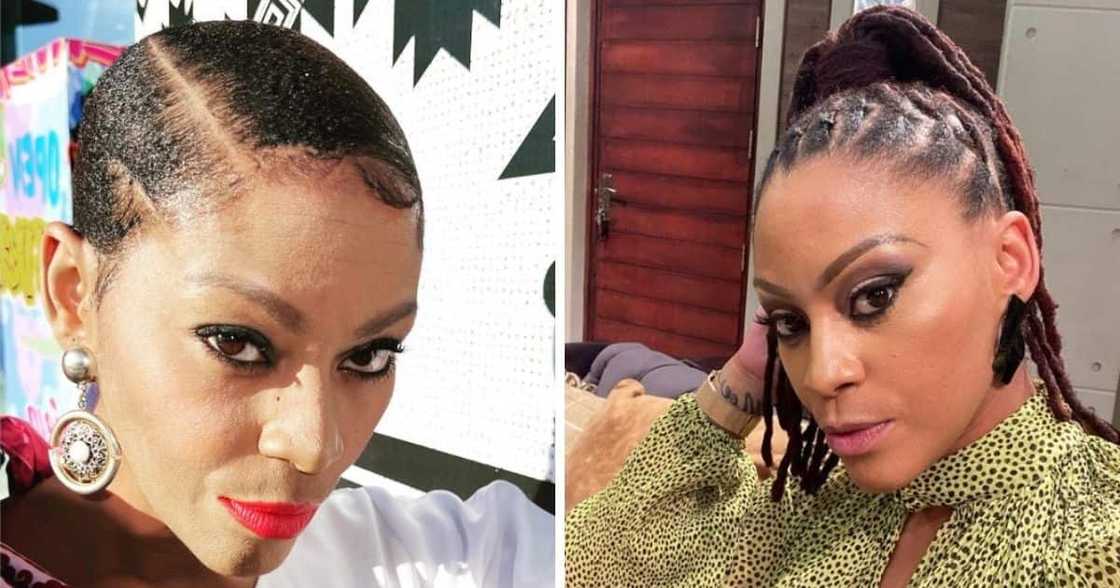 Letoya Makhele unveiled her new look on her Instagram account Letoya Makhele unveiled her new look on her Instagram account
